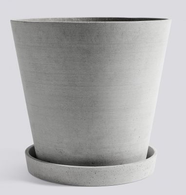 Flowerpot with Saucer XXXL Blumentopf mit Untersetzer Hay